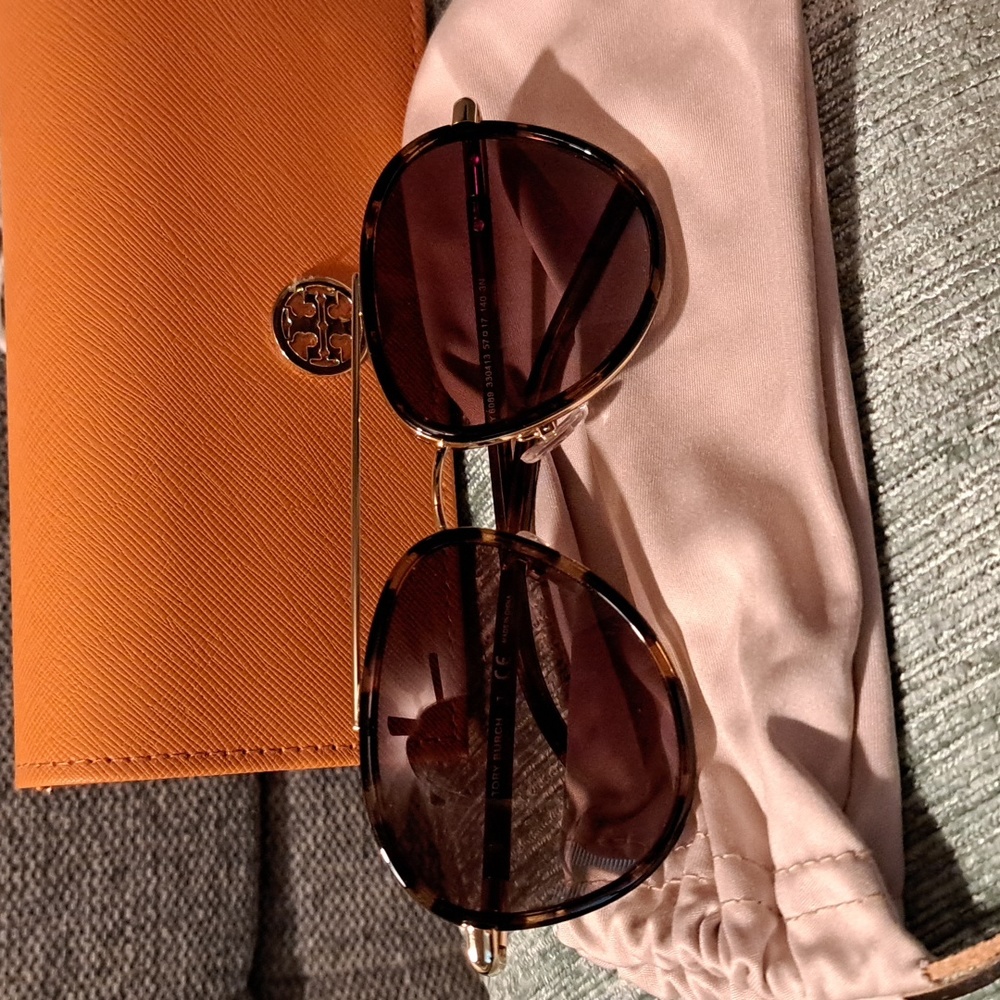 Tory Burch sunglasses, tortoise shell